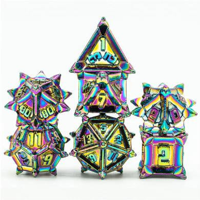 Foam Brain Games Mystic Flail RPG Metal Dice Set